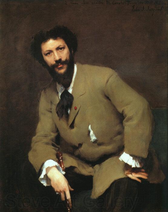 John Singer Sargent Portrait of Carolus-Duran Norge oil painting art